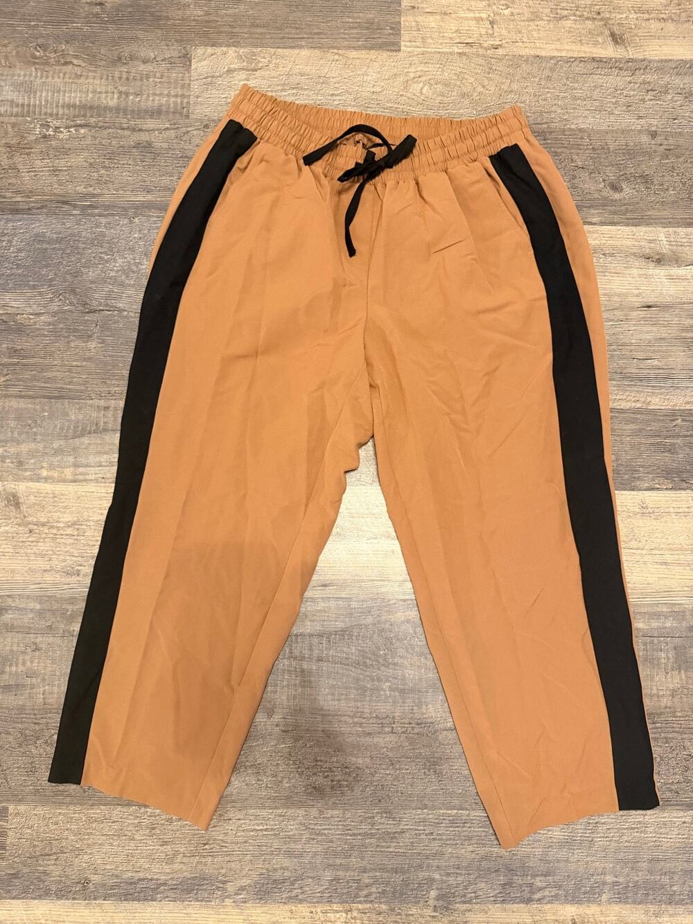 Lane Bryant Pants Brown with Black Stripe Size 14